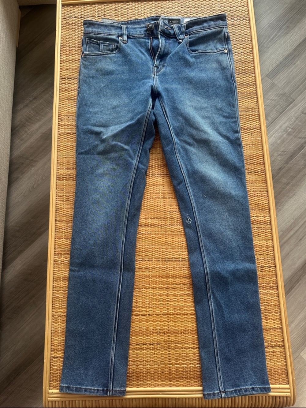 Volcom Men’s Slim Jeans Blue Denim